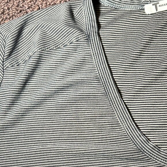 Alexander Wang Striped Scoop Neck with Pocket - SZ: XL - Picture 4 of 4